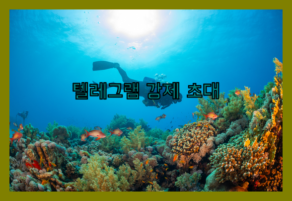 텔레그램 강제초대 프로그램